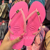 Havaianas Slim Glitter Neon + Pingente Brasil - Armazém dos Chinelos  