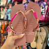 Havaianas Slim Square + Pingente Placa Logo, Borboleta e nome (Silvia)