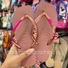 Havaianas Slim Square + Pingente Placa Logo, Borboleta e nome (Ale)