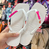 Havaianas Slim Square + Pingente Placa Logo, Borboleta e nome (Andréia)