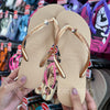 Havaianas Slim (Dourado)+ Pingente