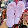 Havaianas Slim Glitter Flrish + Pingente Olho Grego Fixo