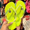 Havaianas Slim Glitter Neon + Pingente Olho Grego - Armazém dos Chinelos  