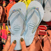 Havaianas Slim Glitter Neon + Pingente Coração - Armazém dos Chinelos  