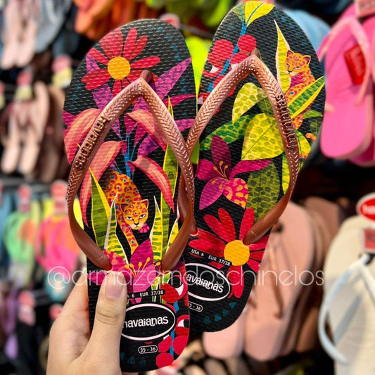 Havaianas Slim Tropical - Armazém dos Chinelos  