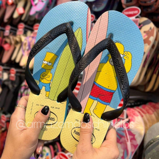 Chinelo Havaianas Simpsons - Armazém dos Chinelos  