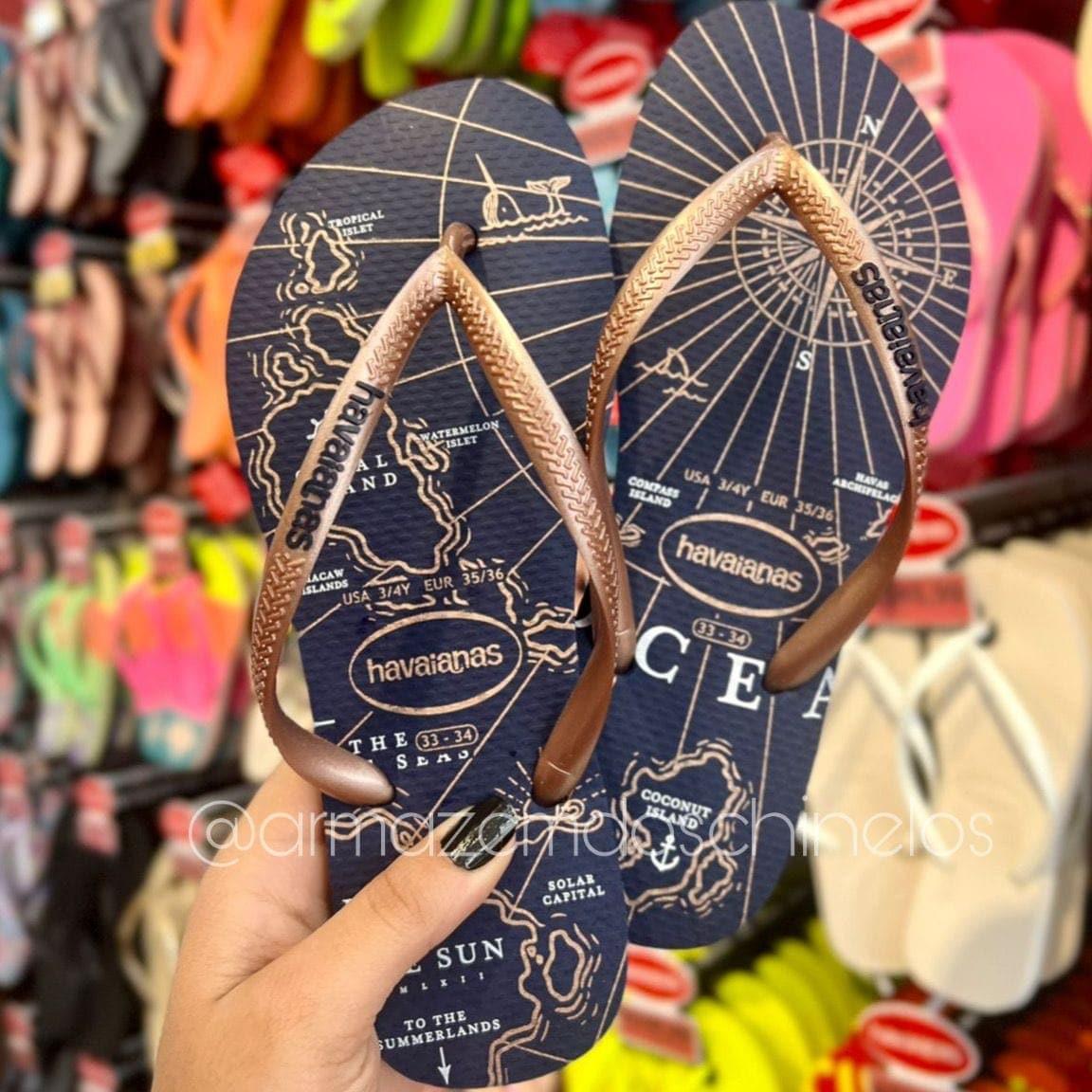 Havaianas Slim Nautical - Armazém dos Chinelos  