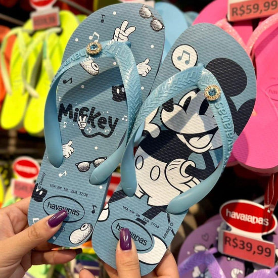 Havaianas Top Disney + Pingente - Azul Tranquilidade - Armazém dos Chinelos  