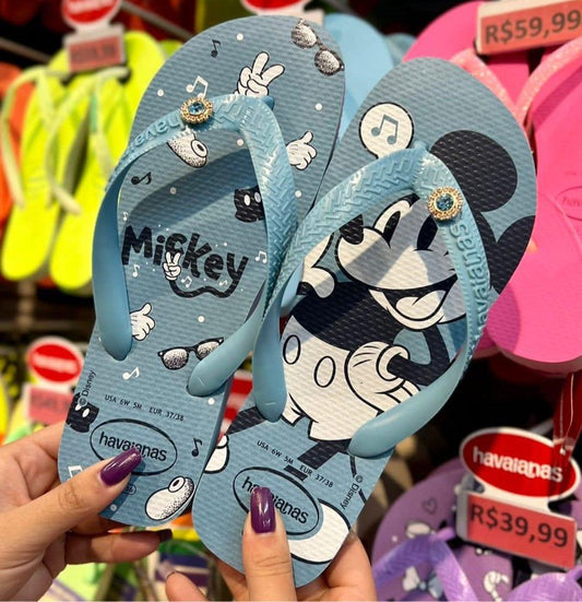 Havaianas Top Disney + Pingente - Azul Tranquilidade - Armazém dos Chinelos  