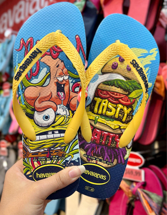 Havaianas Top Sponge Bob - (Branco) - Armazém dos Chinelos  